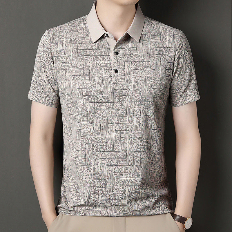 Camisa de Manga Corta de Hielo con Estampado | Ideal para el Verano