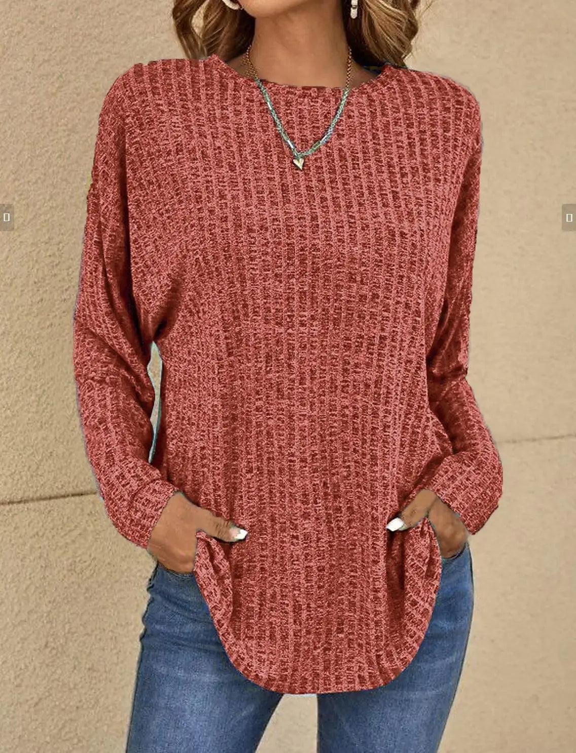 Blusa de Punto para Mujer | Ideal para Primavera y Otoño