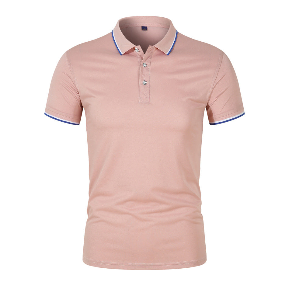 Camiseta de Hombre de Color Sólido de Manga Corta | Ideal para Verano