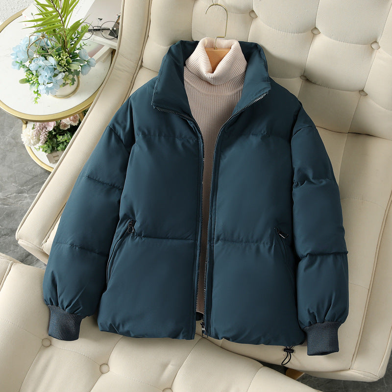 Chaqueta Corta Acolchada con Bolsillos | Ideal para Invierno