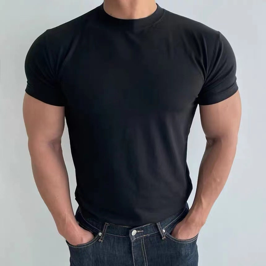 Camiseta de Hombre de Secado Rápido con Corte Slim y Manga Corta | Ideal para Verano