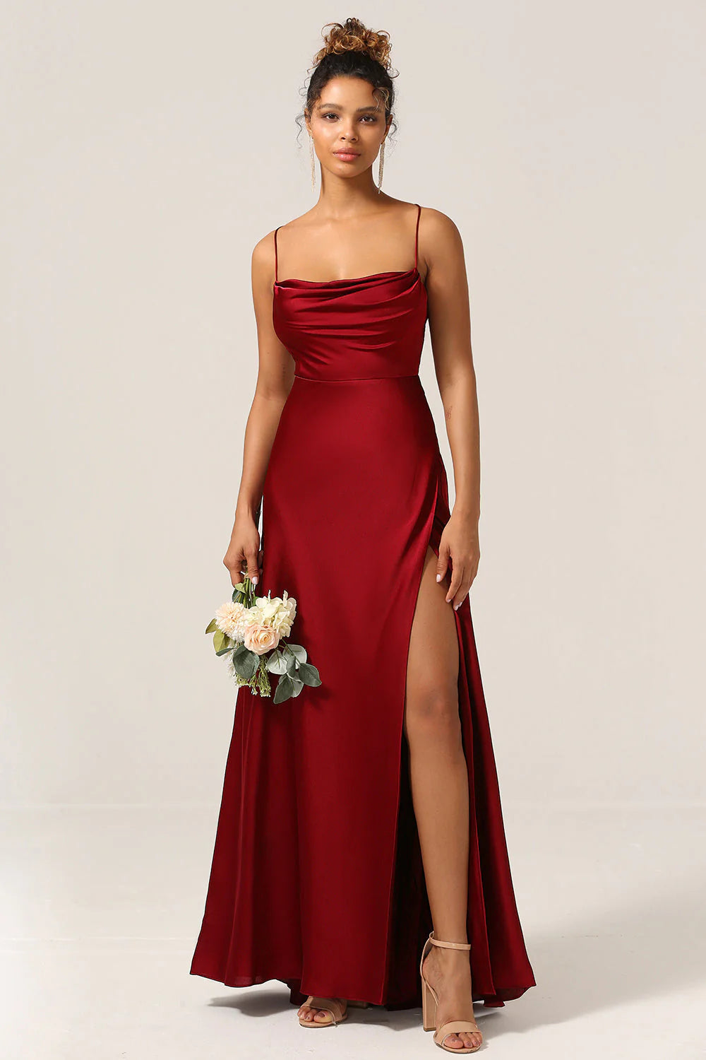 Vestido Largo Fluido con Espalda Abierta | Ideal para Primavera y Verano