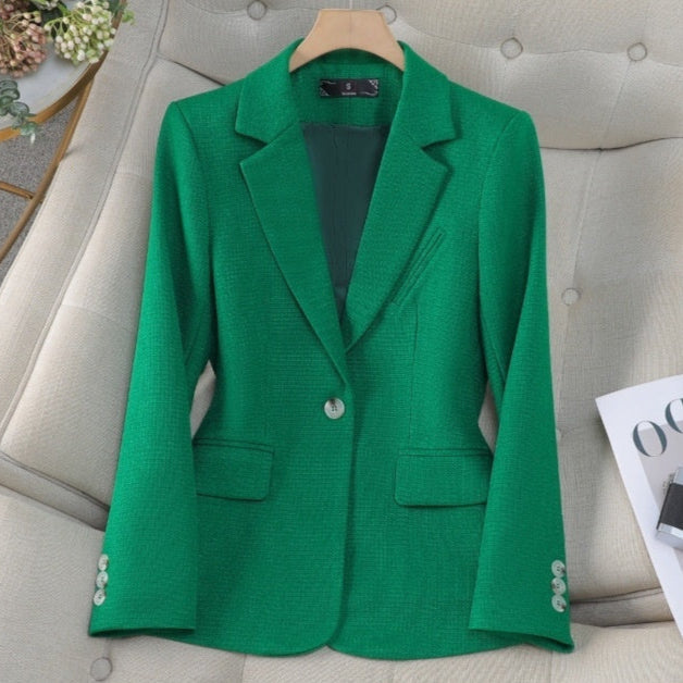 Blazer Entallado de Mujer con Mangas Largas y Bolsillos | Ideal para Otoño e Invierno