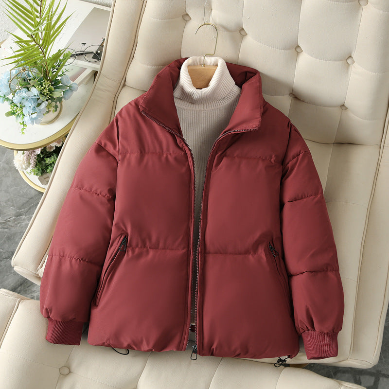 Chaqueta Corta Acolchada con Bolsillos | Ideal para Invierno
