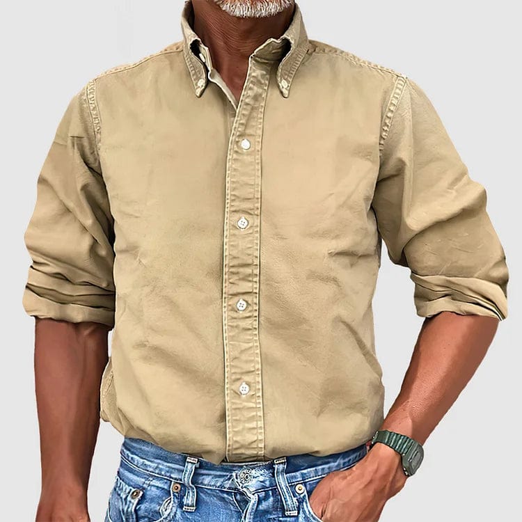 Camisa Clásica de Manga Larga para Hombres - Diseño Atemporal