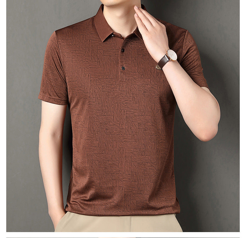 Camisa de Manga Corta de Hielo con Estampado | Ideal para el Verano