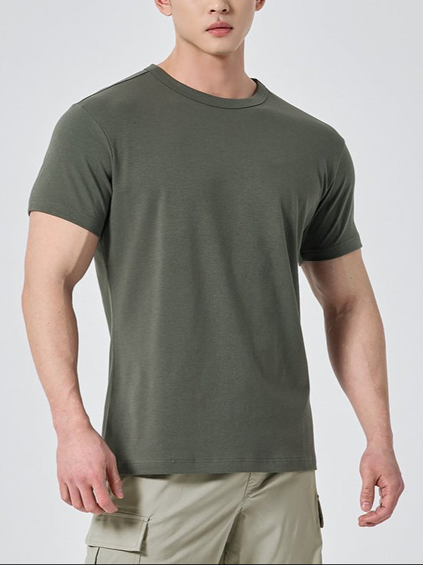 Camiseta Deportiva de Hombre con Cuello Redondo y Manga Corta | Ideal para el Verano