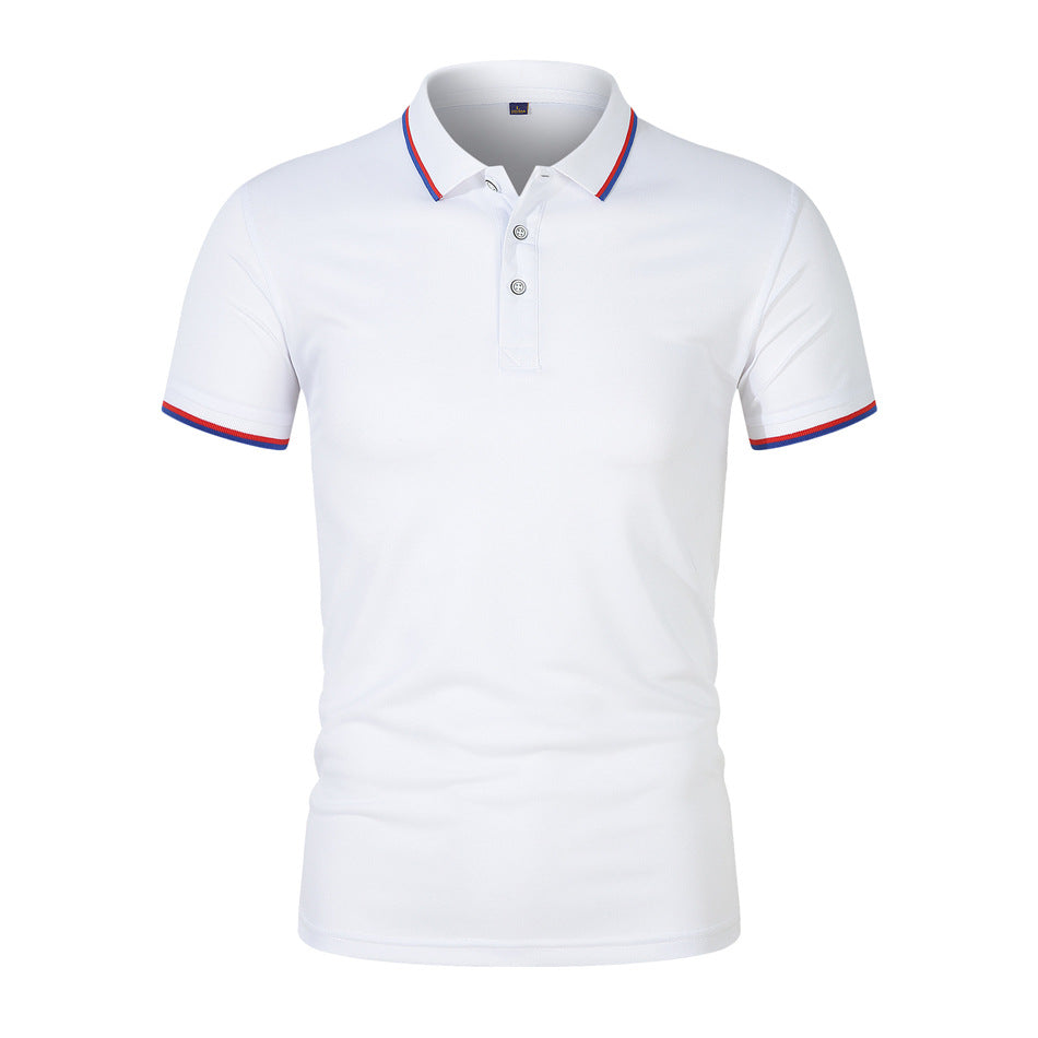 Camiseta de Hombre de Color Sólido de Manga Corta | Ideal para Verano