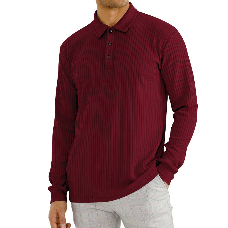 Camiseta de Hombre de Manga Larga en Mezcla de Algodón | Ideal para Primavera y Otoño