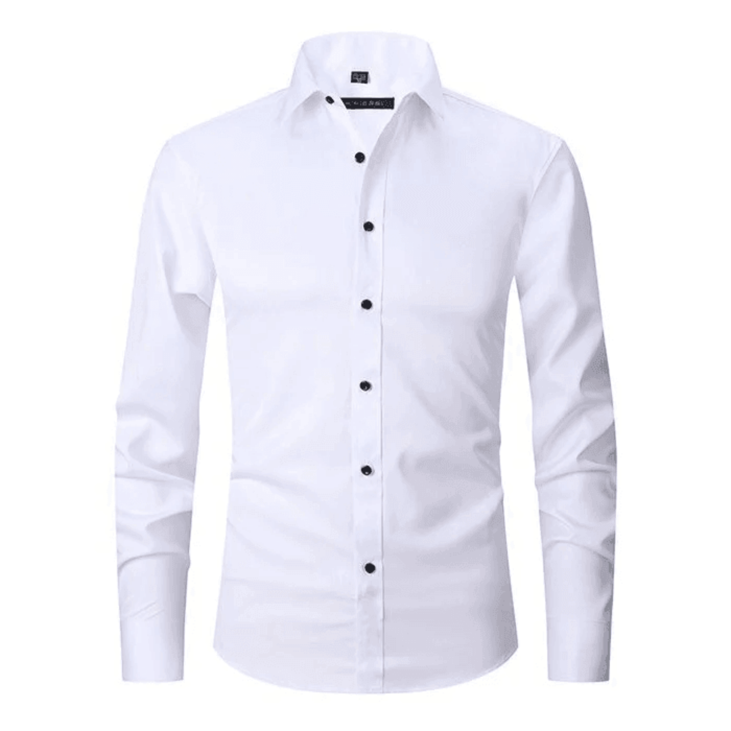 Camisa de Manga Larga Clásica para Hombre | Ajuste Ceñido y Diseño Formal