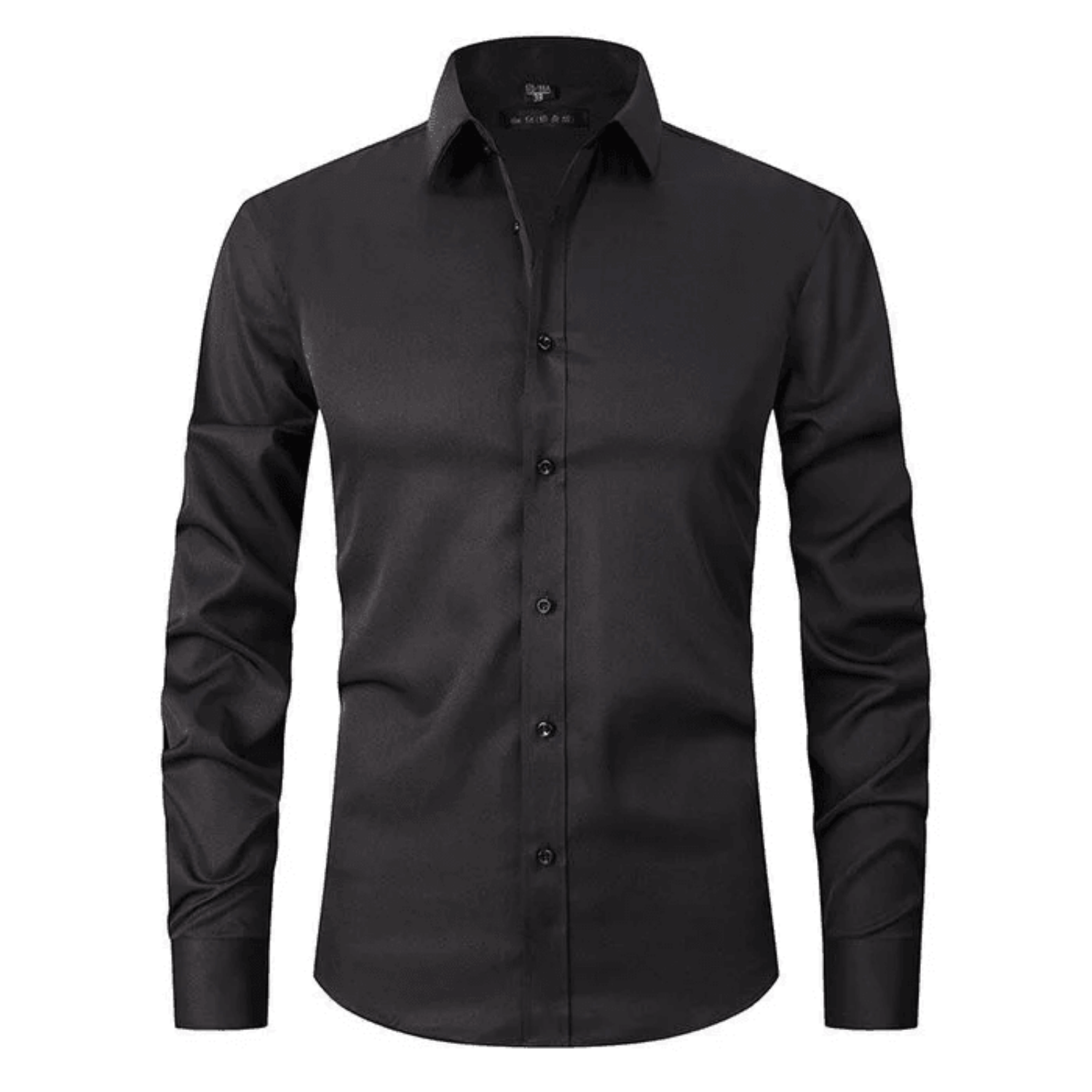 Camisa de Manga Larga Clásica para Hombre | Ajuste Ceñido y Diseño Formal