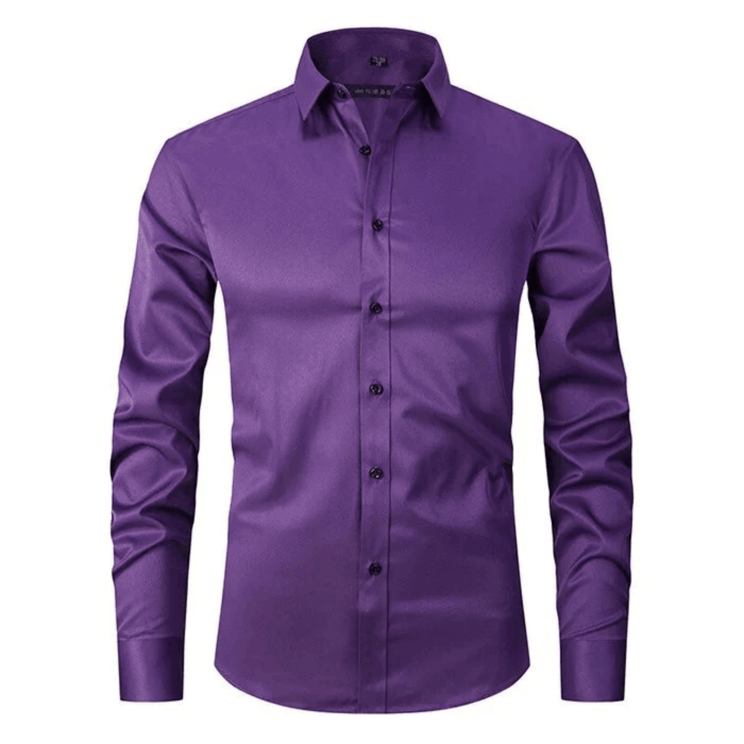 Camisa de Manga Larga Clásica para Hombre | Ajuste Ceñido y Diseño Formal