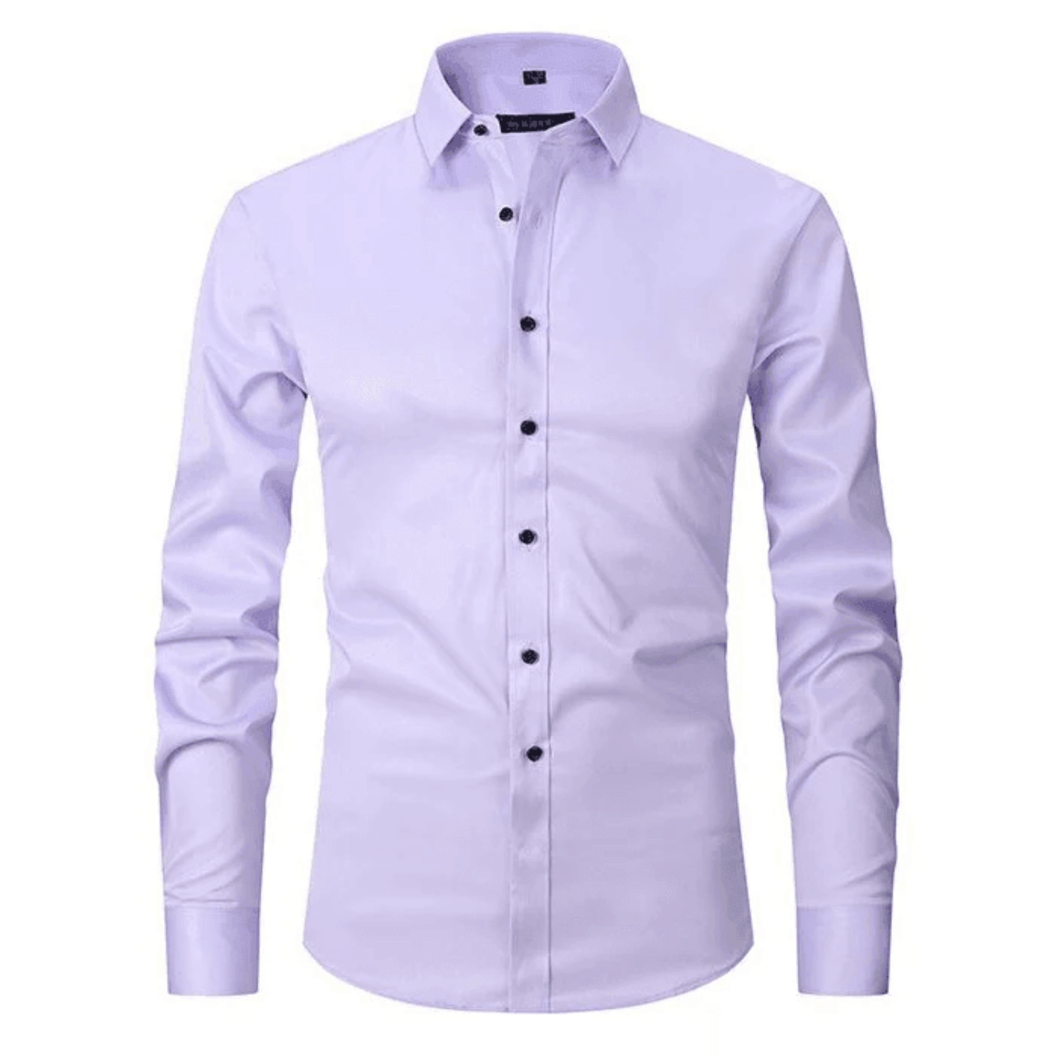 Camisa de Manga Larga Clásica para Hombre | Ajuste Ceñido y Diseño Formal