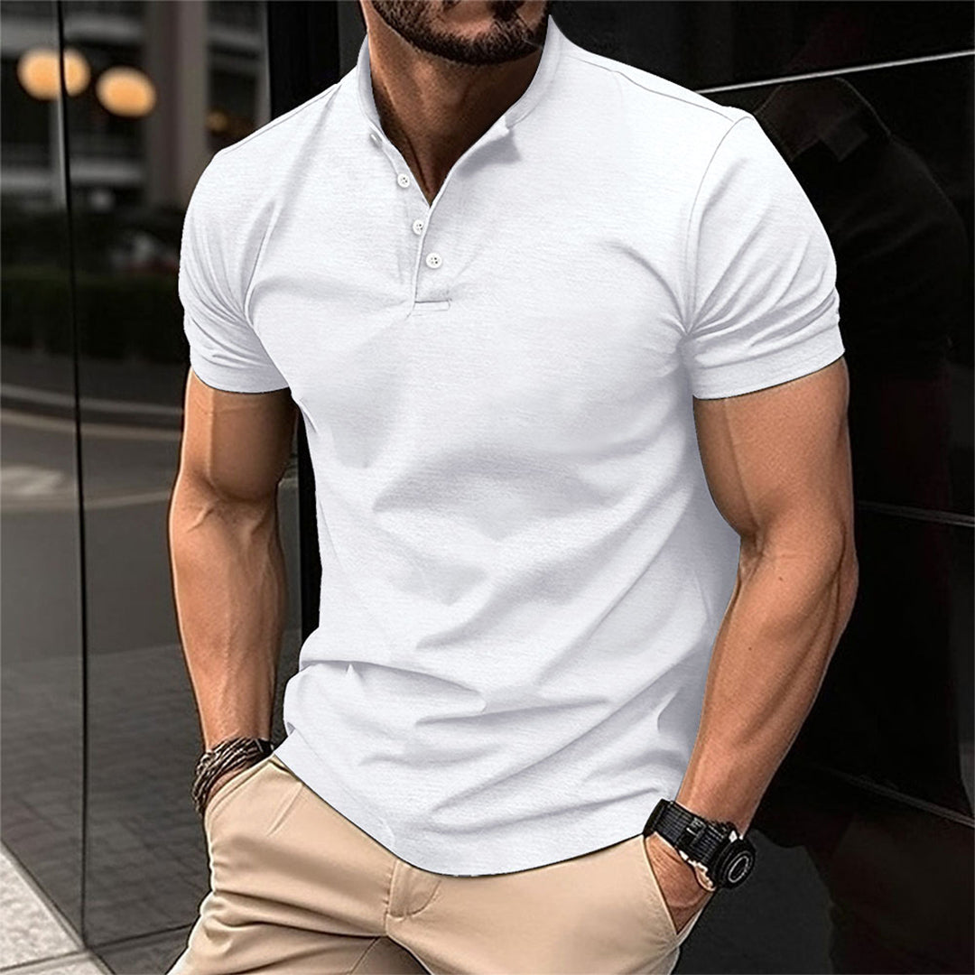 Camiseta Polo de Hombre de Manga Corta con Cuello Abotonado | Ideal para Primavera y Verano