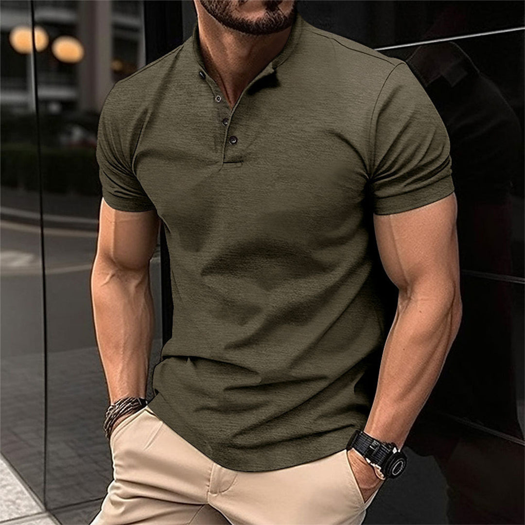 Camiseta Polo de Hombre de Manga Corta con Cuello Abotonado | Ideal para Primavera y Verano