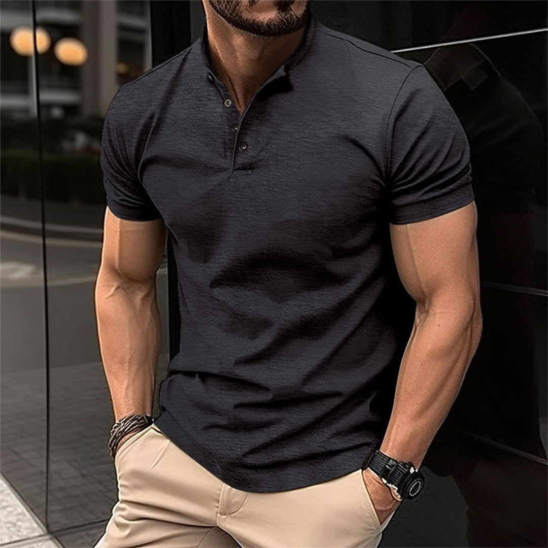 Camiseta Polo de Hombre de Manga Corta con Cuello Abotonado | Ideal para Primavera y Verano