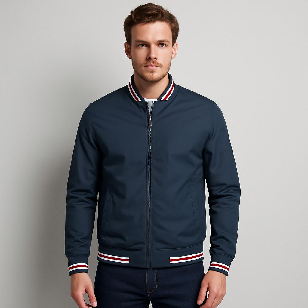 Chaqueta de Hombre Impermeable con Cremallera | Ideal para Primavera y Otoño