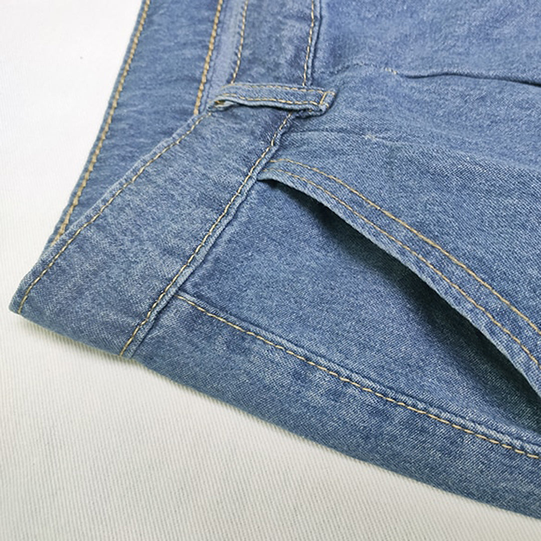 Jeans clásicos de corte recto para mujer - Versátiles y duraderos