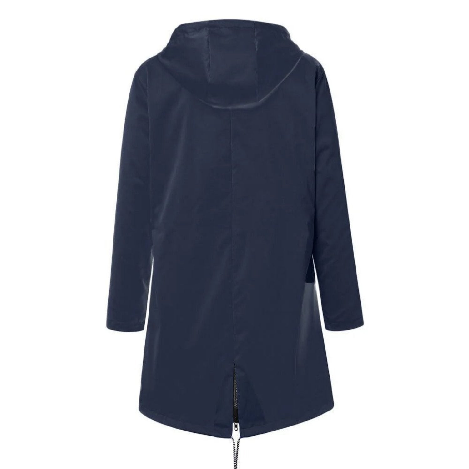 Abrigo Casual de Invierno a Prueba de Viento con Capucha – Diseño Simple y Funcional