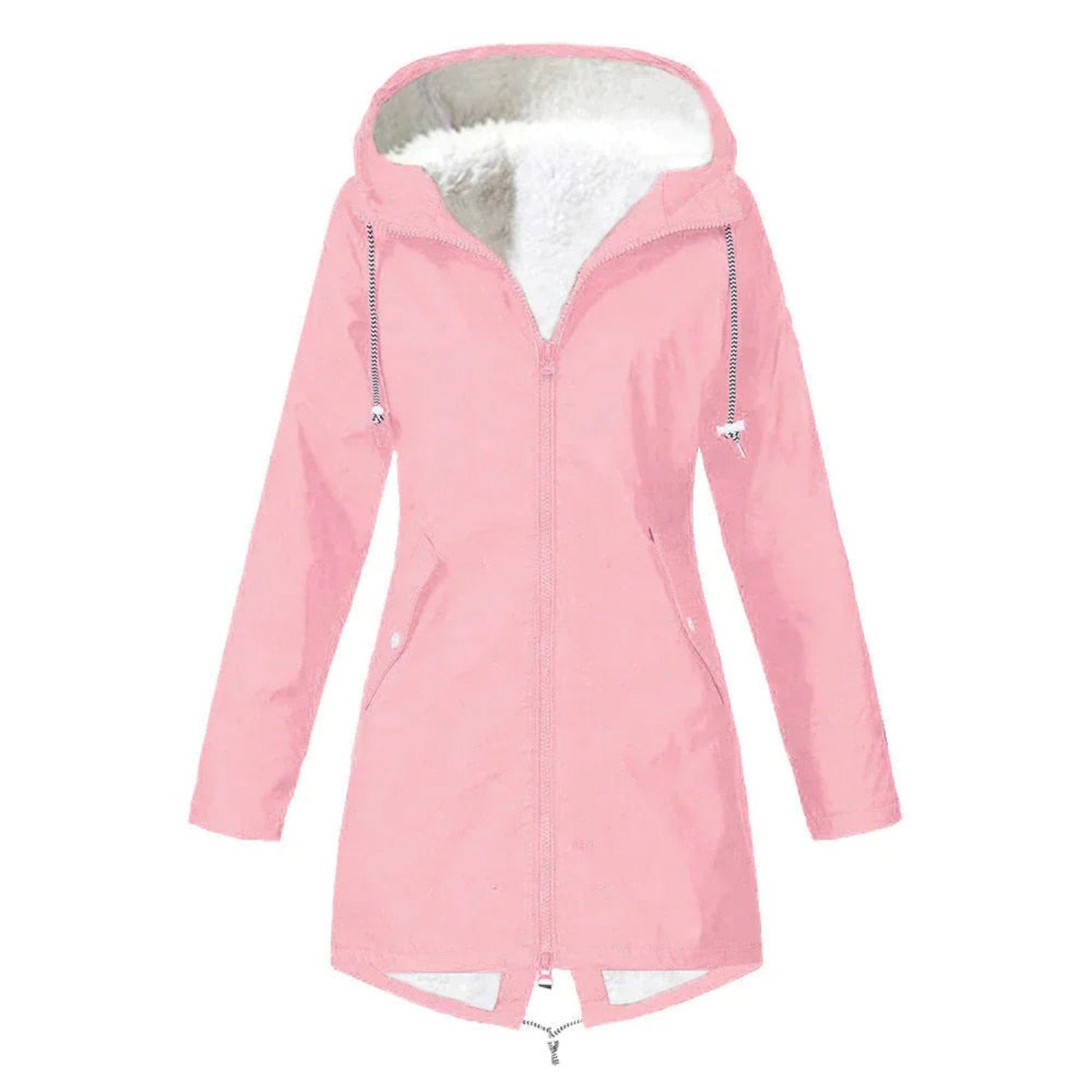 Abrigo Casual de Invierno a Prueba de Viento con Capucha – Diseño Simple y Funcional