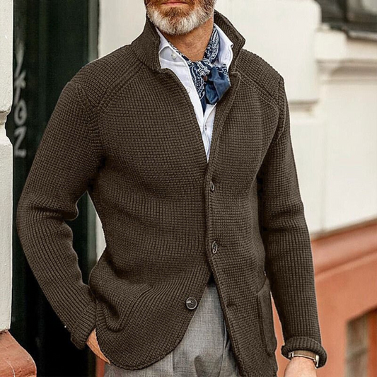 Cárdigan de Punto con Botones y Corte Relajado | Ideal para Otoño e Invierno