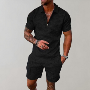 Conjunto de Polo y Pantalones Cortos para Hombre I Ideal para Verano