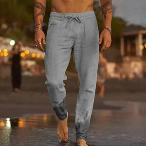 Pantalones de Lino Ligeros para Hombre con Corte Relajado | Ideal para Verano