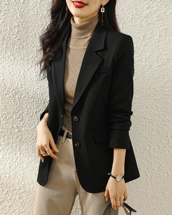 Chaqueta de Traje Elegante para Mujer | Ideal para Primavera y Otoño