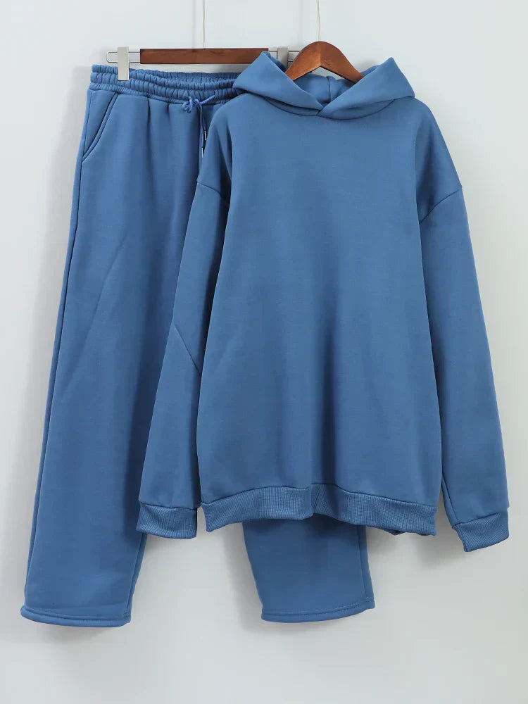 Conjunto de Sudadera con Capucha Oversize y Joggers para Hombre | Ideal para Otoño e Invierno