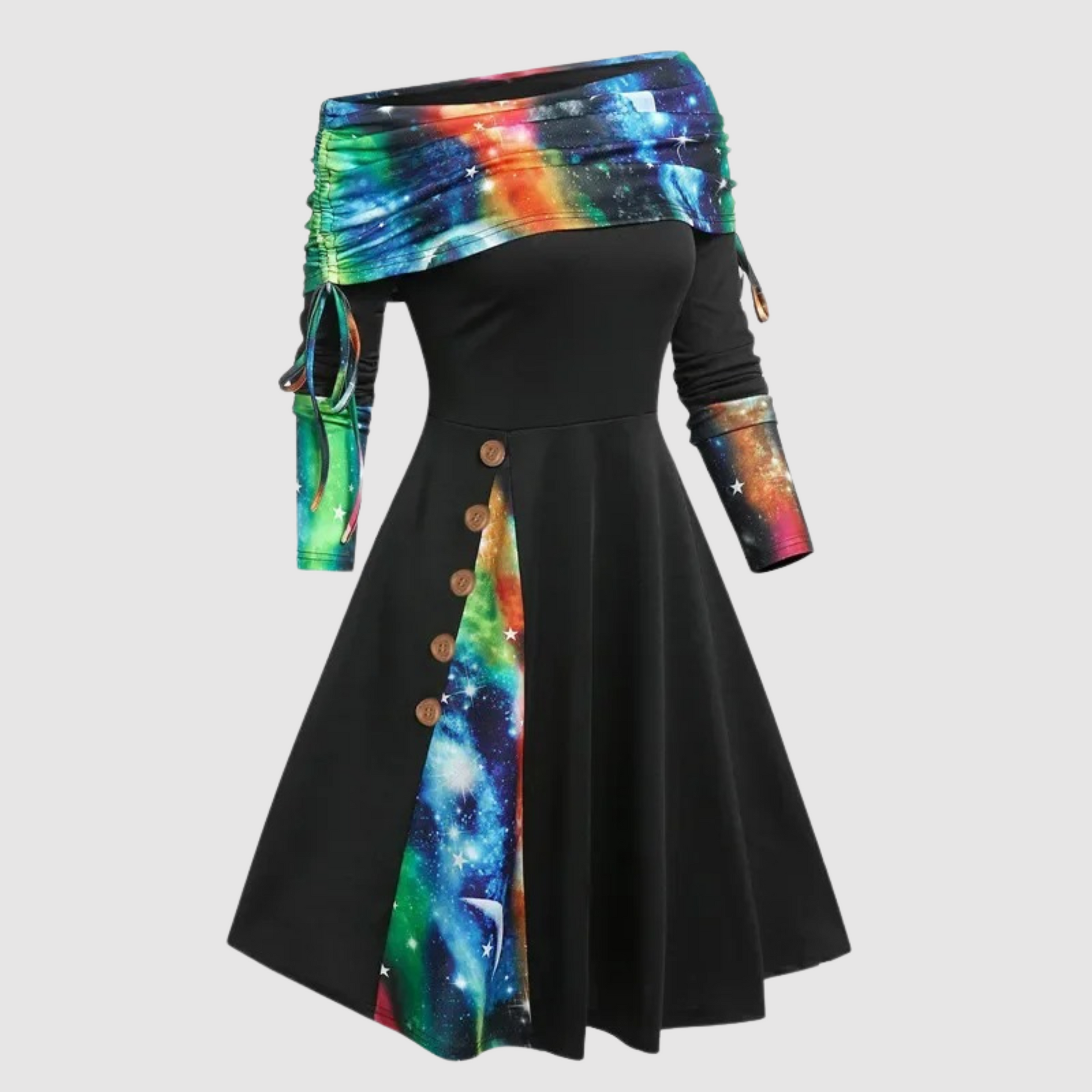 Vestido Corto De Punto De Manga Larga | Ideal Para Primavera Y Otoño
