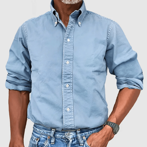 Camisa Clásica de Manga Larga para Hombres - Diseño Atemporal