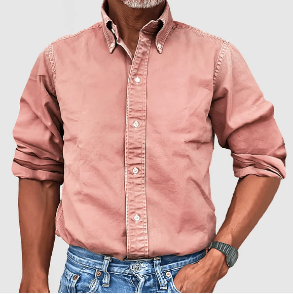 Camisa Clásica de Manga Larga para Hombres - Diseño Atemporal