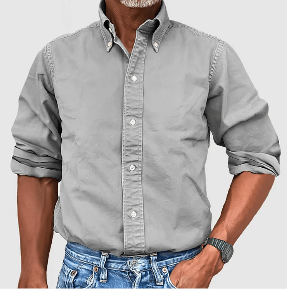 Camisa Clásica de Manga Larga para Hombres - Diseño Atemporal