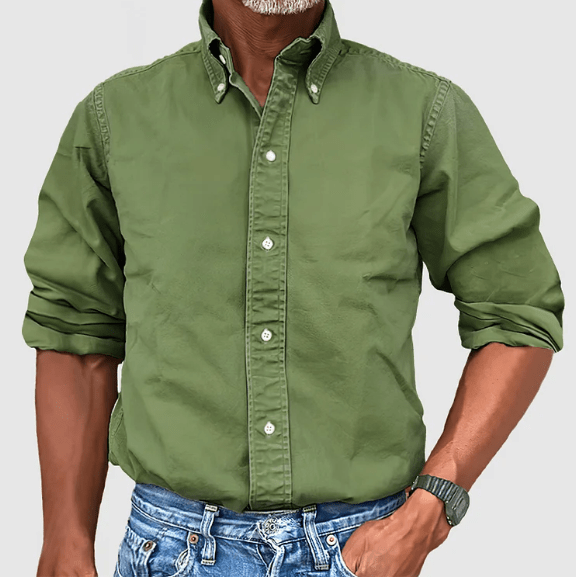 Camisa Clásica de Manga Larga para Hombres - Diseño Atemporal