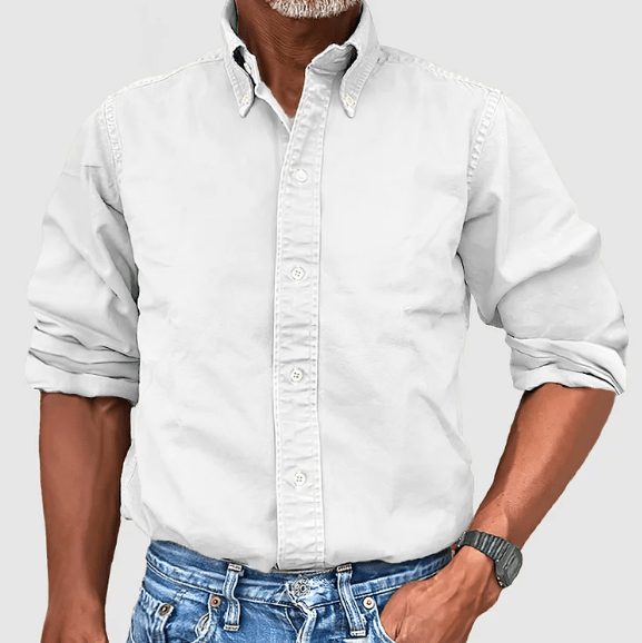 Camisa Clásica de Manga Larga para Hombres - Diseño Atemporal
