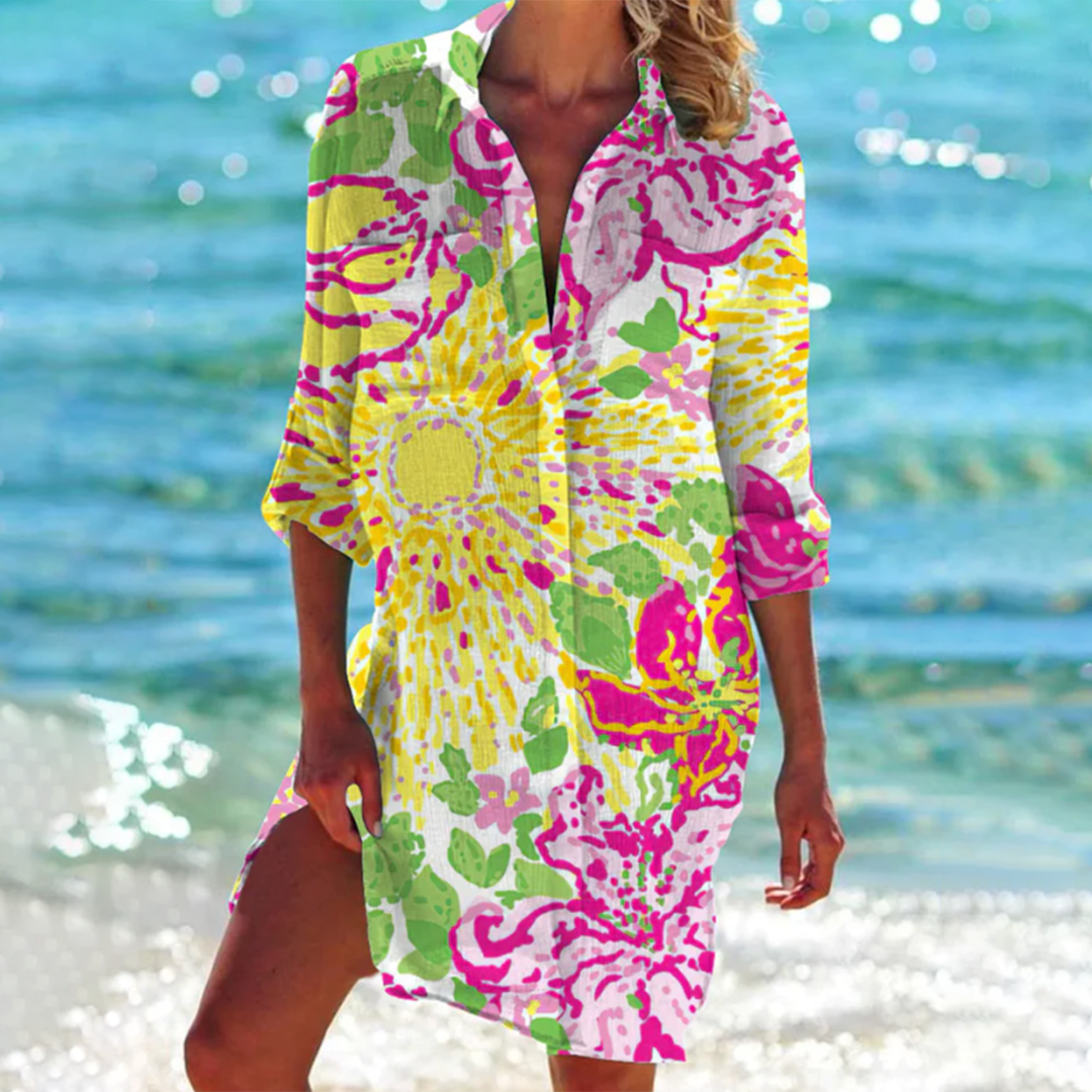 Camisa De Mujer De Manga Corta Y Tejido Ligero | Ideal Para Verano