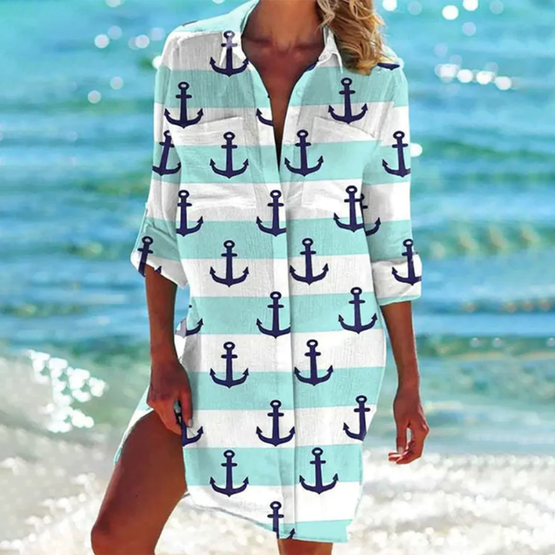 Camisa De Mujer De Manga Corta Y Tejido Ligero | Ideal Para Verano