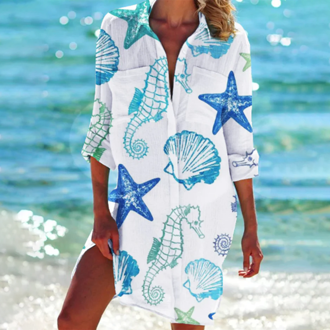 Camisa De Mujer De Manga Corta Y Tejido Ligero | Ideal Para Verano