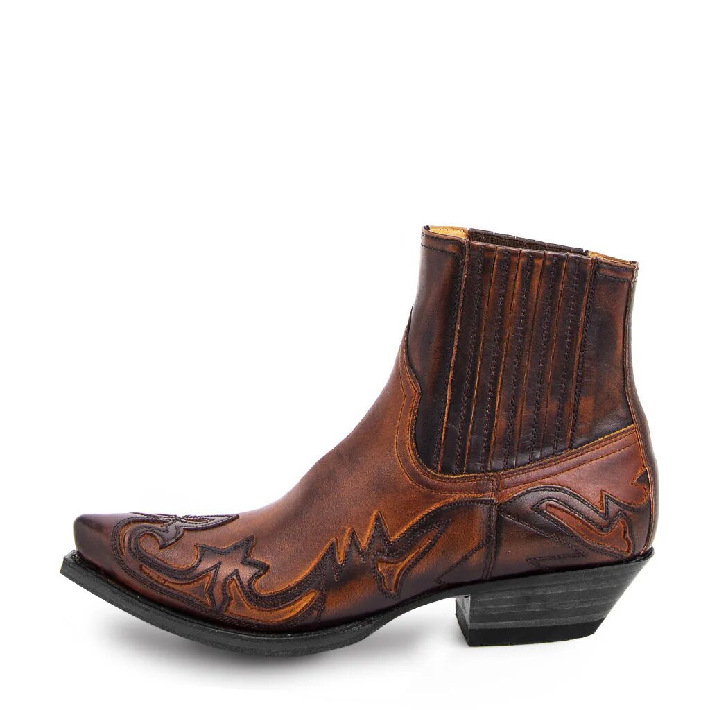 Botas Vaqueras para Mujer con Detalles Bordados