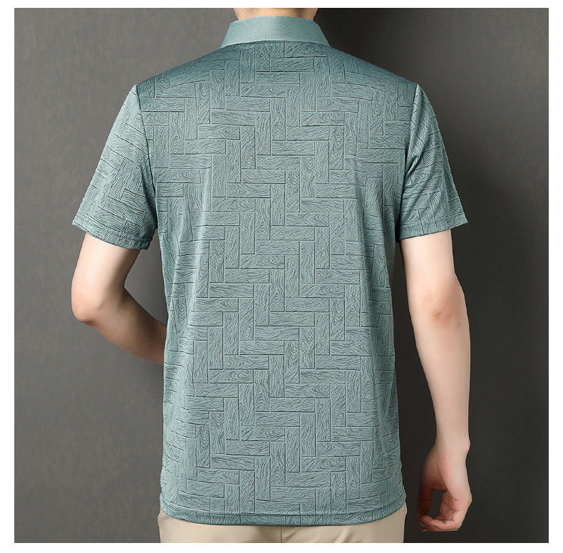 Camisa de Manga Corta de Hielo con Estampado | Ideal para el Verano