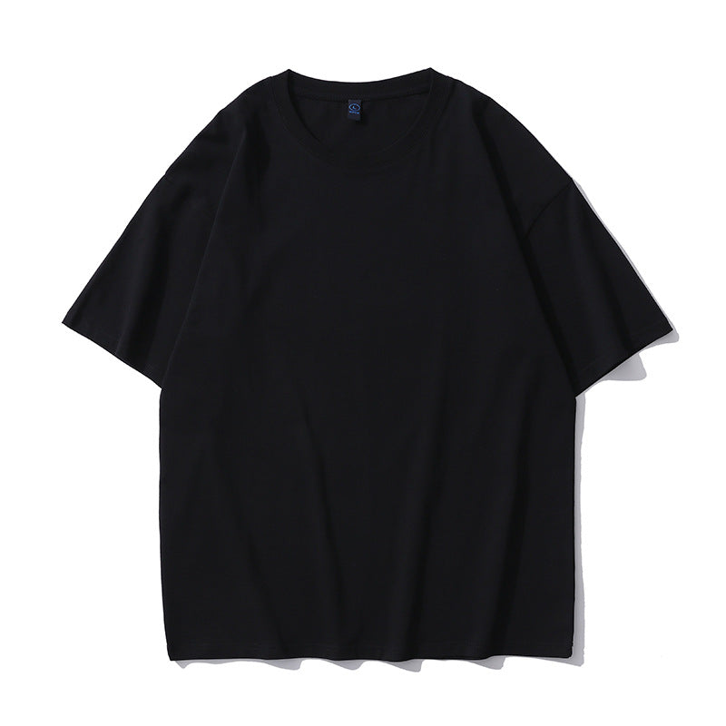 Camiseta de Algodón de Manga Corta de Peso Pesado Ideal para Verano