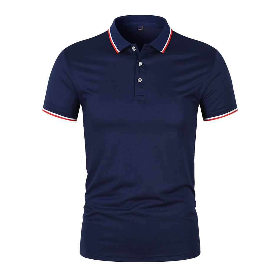 Camiseta de Hombre de Color Sólido de Manga Corta | Ideal para Verano