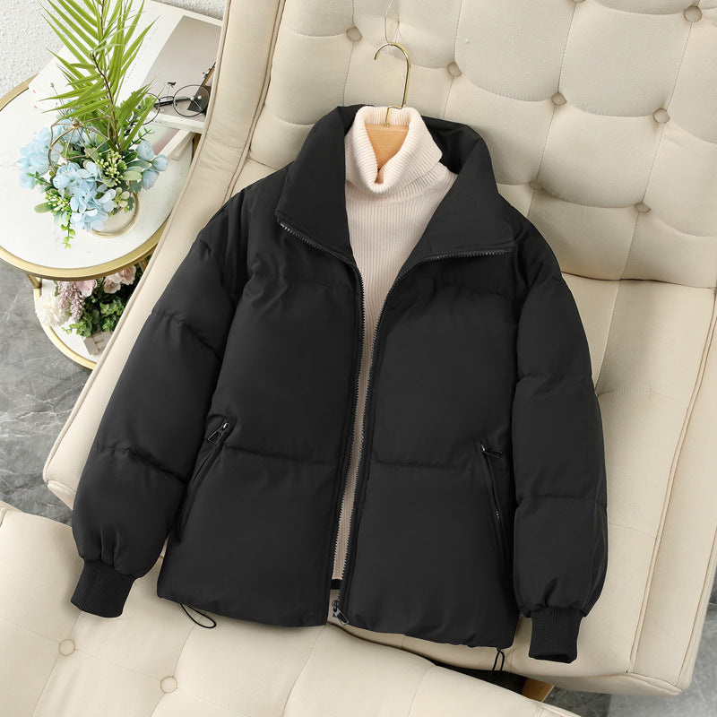 Chaqueta Corta Acolchada con Bolsillos | Ideal para Invierno