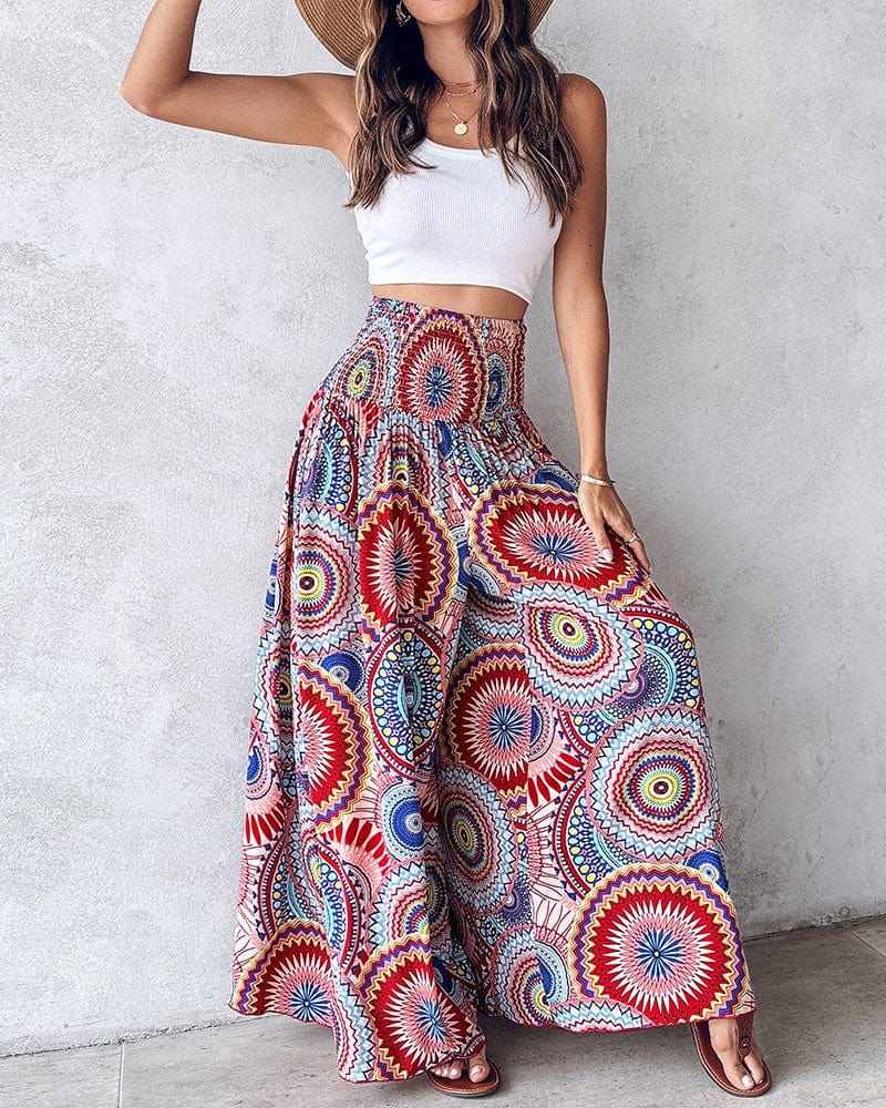 Gabi - Pantalón Floral Elegante