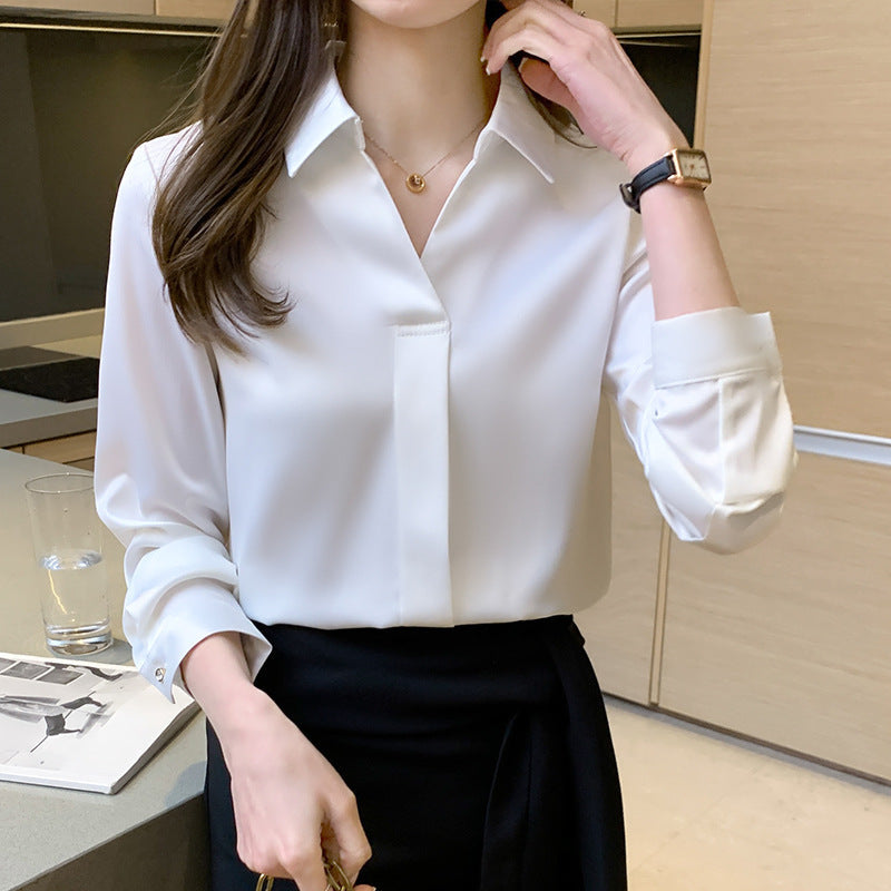 Camisa De Mujer De Chifón Con Estampado Tipo Cárdigan | Ideal Para Primavera Y Otoño