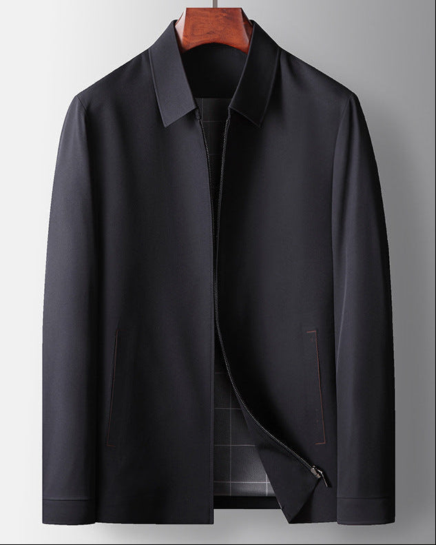 Chaqueta De Poliéster De Manga Larga Para Hombre | Ideal Para Primavera Y Otoño