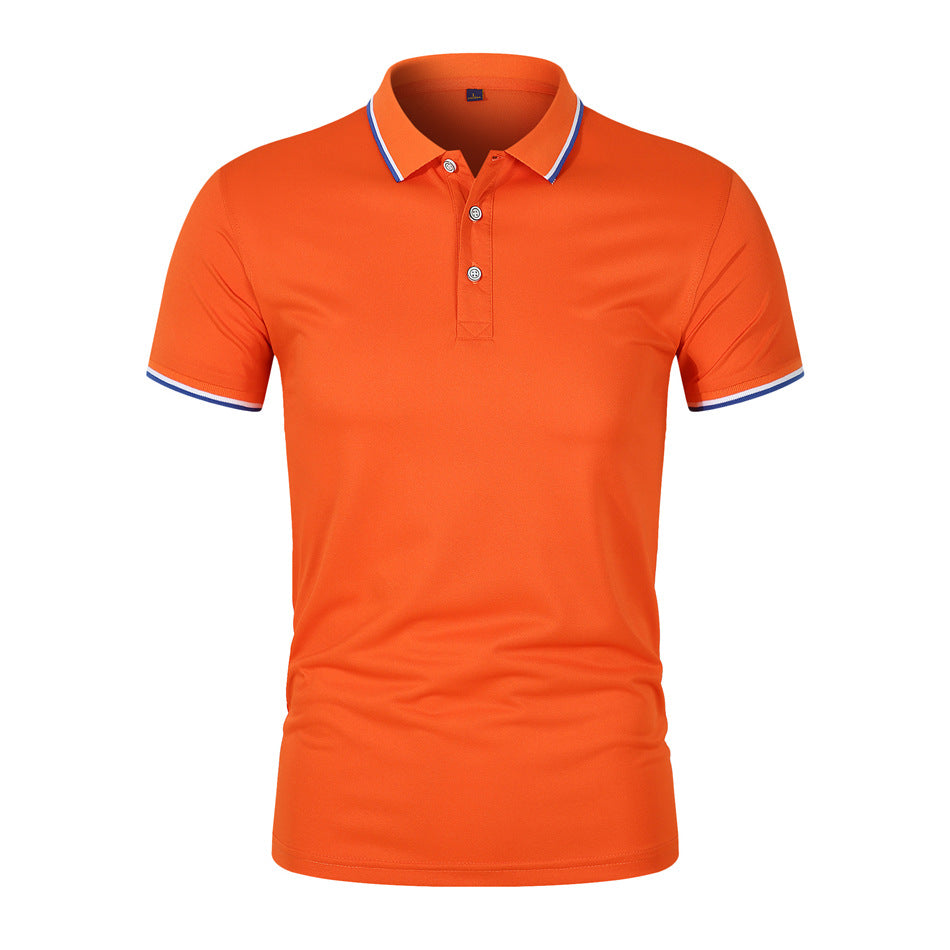 Camiseta de Hombre de Color Sólido de Manga Corta | Ideal para Verano