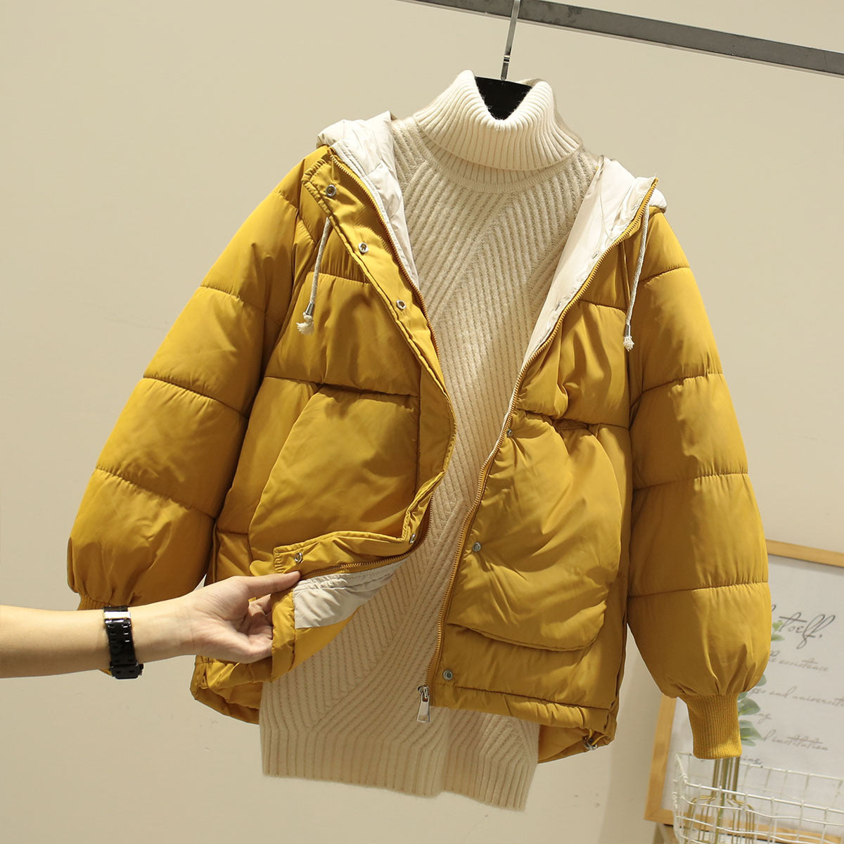 Chaqueta Acolchada con Capucha – Ideal para el Invierno