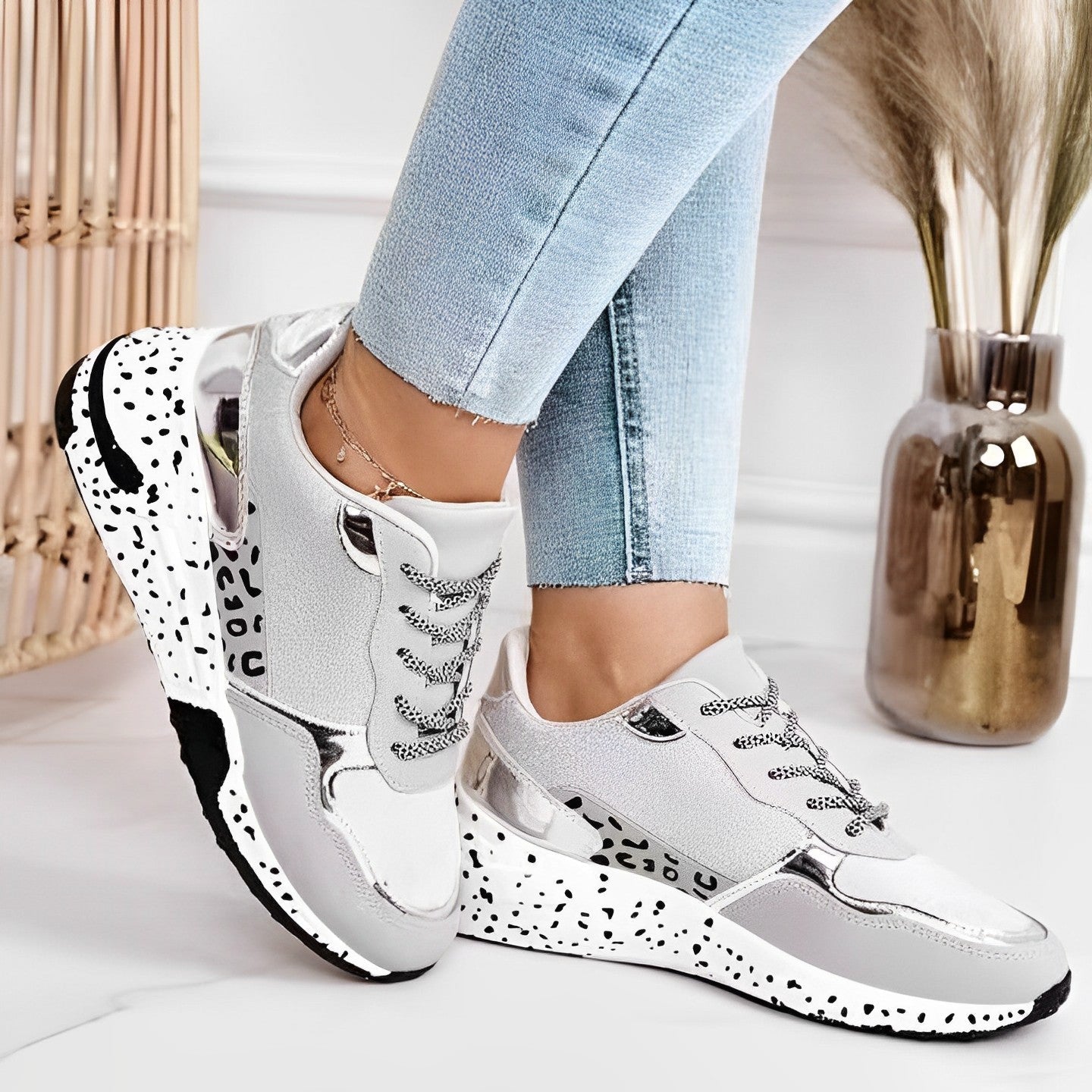 Zapatillas deportivas transpirables y ligeras con suela acolchada | Ideal para primavera y verano