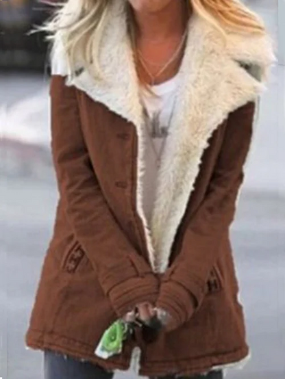 Chaqueta de Invierno Forrada con Sherpa y Aislamiento Térmico | Ideal para Invierno